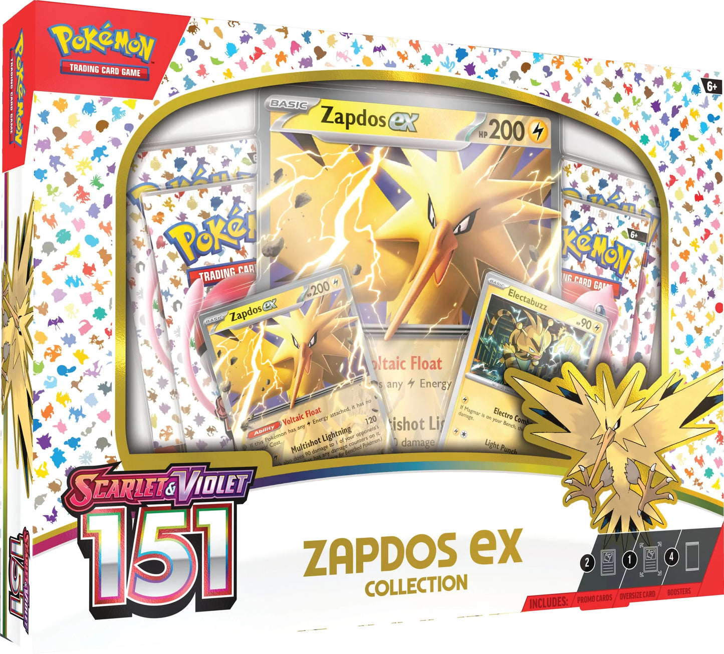 151 Zapdos EX Collection Box