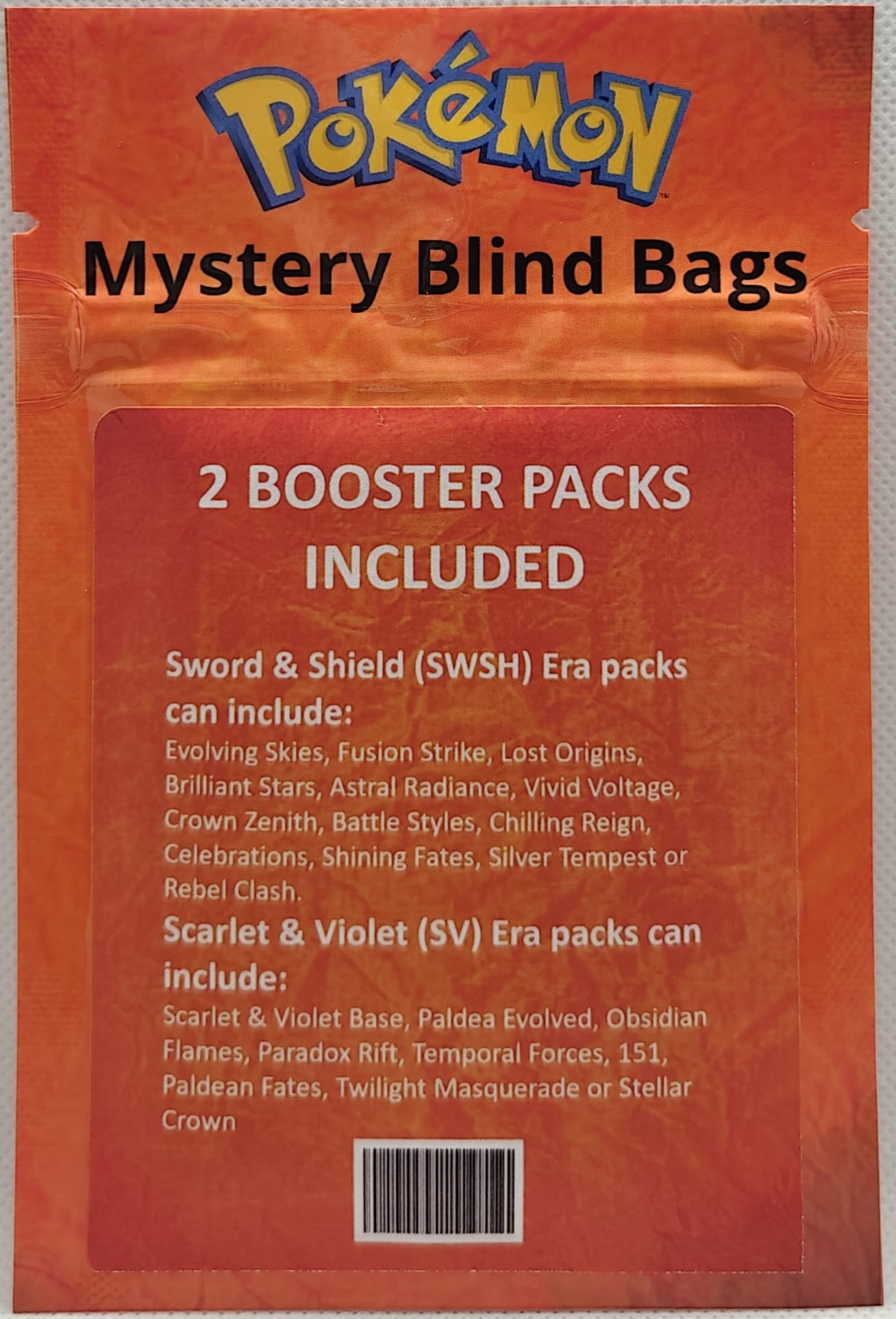 Pokemon Mystery Blind Bag - 2 Random Packs