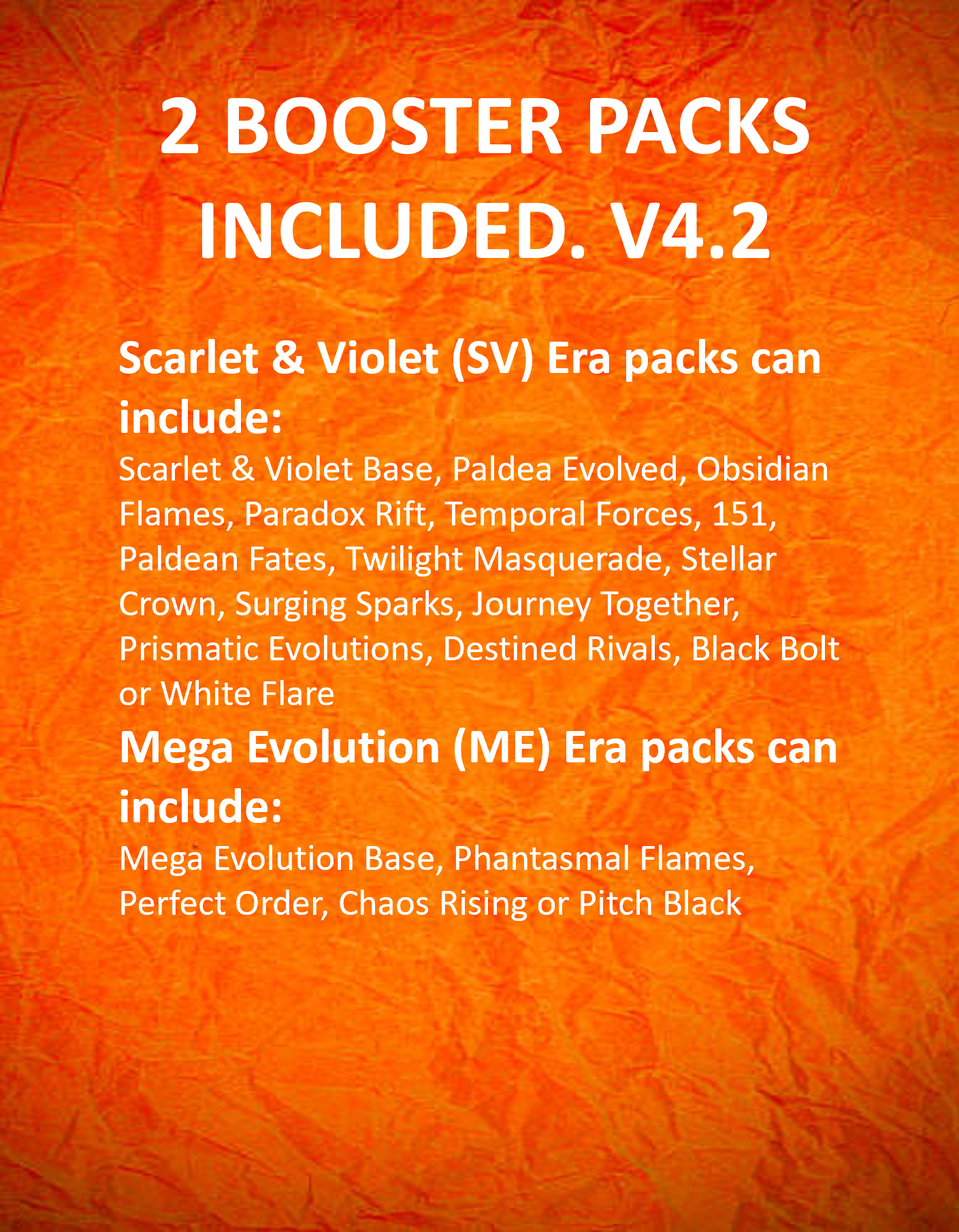 Pokemon Mystery Blind Bag V4.2 - 2 Random Packs